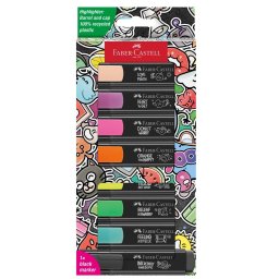 Textmarker Faber-Castell Graffiti set 8, cutie carton