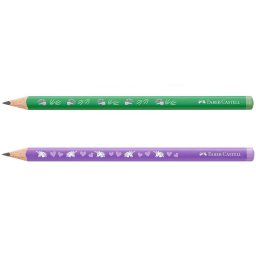 Creion HB Jumbo Faber Castell Unicorni / Dinozauri