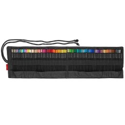 Creioane colorate Faber-Castell 72 culori Rollup Black Edition