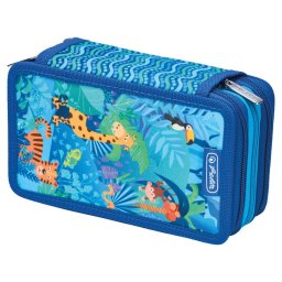 Penar Herlitz echipat 31 piese, 3 compartimente, Jungle Safari
