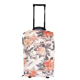 Troller New Rebels Flora-Laredo, 50x32x18 cm, alb cu flori