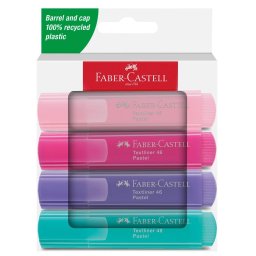 Textmarker Faber-Castell Pastel set 4, cutie carton