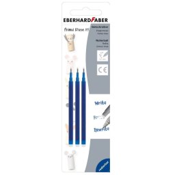 Set 3 rezerve cu stergere 0,7 mm pentru roller Eberhard-Faber "Animal Erase It"