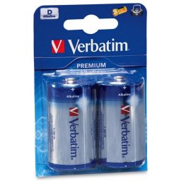 Baterie Verbatim Premium Alkaline tip D (R20), set 2 bucati