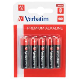 Baterie Verbatim Premium Alkaline AA (R6), set 10 bucati