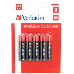 Baterie Verbatim Premium Alkaline AAA (R3), set 10 bucati