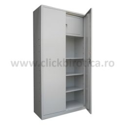 Dulap metalic H1800 cu 3 polite si seif