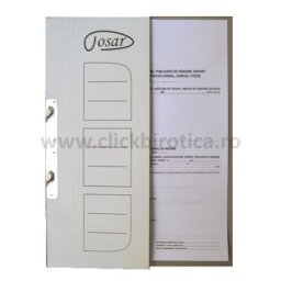 Dosar carton alb de incopciat, coperta 1/2