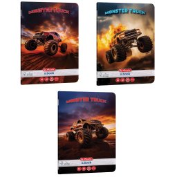 Caiet A5, 48 file, Herlitz Monster Truck, FSC