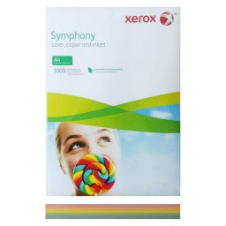 Hartie Xerox A4 color, 5x50 coli, mix pastel
