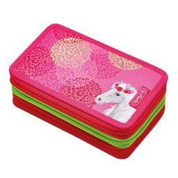 Penar Herlitz echipat triplu (3 compartimente) 31 piese Bloomy Horse