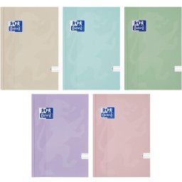 Caiet A5, 96 file, coperta tare, hartie 90 g/mp, Oxford Touch Pastel