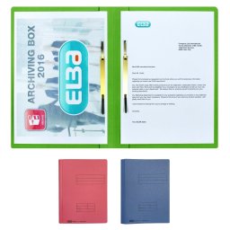 Dosar carton color cu sina dubla, 320 g/mp, ELBA