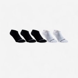 SET DE 5 PERECHI ȘOSETE SPORT SCURTE RS 160 NEGRU ALB