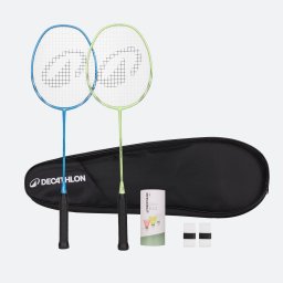 Lot de rachete de badminton BR 190 Partner Albastru-Verde Adulți