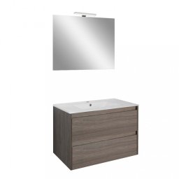 Porto Prime 80 mobilier de baie complet în nisip roșu