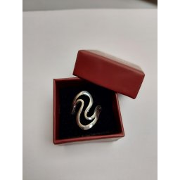 Inel pentru Dama Argint 925, Jolie, Model Spirala 5.3 gr, Marimea 60, 2.5 x 2 cm, Argintiu