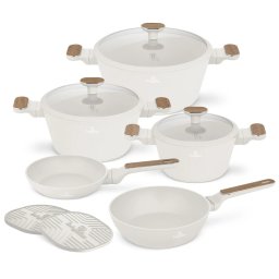 BERLINGER HAUS BH/8324 Set vase 10 cu părţi Matt cremă