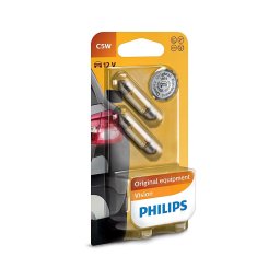 SET 2x Bec auto Philips VISION 12844B2 C5W SW8,5/5W/12V