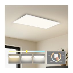 Brilagi - Plafonieră LED SLIMFRAME, 80 W, 230 V, 120 x 60 cm, 3000/4000/6000 K, albă