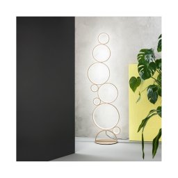 Ondaluce - Lampadar reglabil POIS LED/52W/230V 160 cm auriu