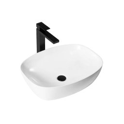 REA-U6616 - Lavoar FREJA pentru blat 39,5x51 cm ceramică/alb