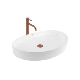 REA-U6371 - Lavoar pentru blat JOANA 40,5x65,5 cm ceramică/alb lucios
