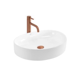 REA-U6370 - Lavoar pentru blat JOANA 38,5x50,5 cm ceramică/alb lucios