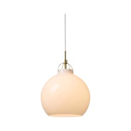Halo Design 748068 - Pendul suspendat pe cablu TOSCANA, 1xE27/40W/230V, Ø 36 cm, crem/alamă