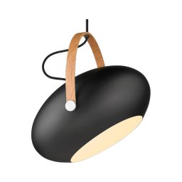 Halo Design 734382 - Lustră suspendată pe cablu DC 1xE27/40W/230V Ø 40 cm negru/stejar
