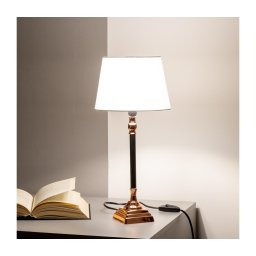 Brilagi - Lampă de birou CERIA 1xE14/40W/230V negru/cupru/alb