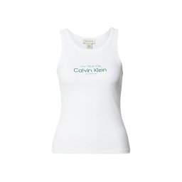 CALVIN KLEIN Top Contour 2X2 Rib Graphic Tank LV047F816G YAF bright white