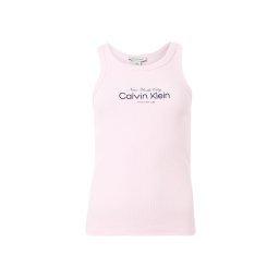 CALVIN KLEIN Top Contour 2X2 Rib Graphic Tank LV047F816G 8Z6 cradle pink