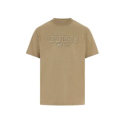 GUESS T-Shirt Ss Cn Embroidery Logo M6RI22K8FQ4 g1ed khaki way