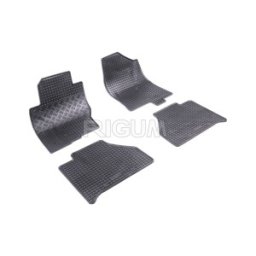 Covorase Auto Cauciuc Nissan Navara D40 Facelift, cabina dubla