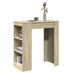 Masa de bar cu rafturi, stejar sonoma, 95x47x103,5 cm, lemn GartenMobel Dekor