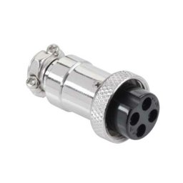 Mufa NC4 mama, conector metalic 4 pini pentru cabluri si echipamente