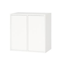 Dulap de perete Leziter Boxie alb, 2 usi, 80x80x37 cm (modular)