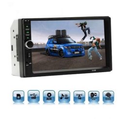 Player auto 2 DIN 7" cu touchscreen HD, MirrorLink si Bluetooth (MP3/MP5)