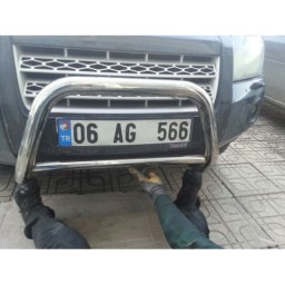 Bullbar inox compatibil Land Rover Freelander 2 (2007+) cu accesorii prindere, cod K15