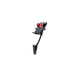 Suport telefon auto cu încarcator rapid, montaj la bricheta 02JHD068