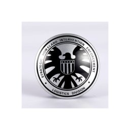 Emblema vultur 3D în relief, diametru 7 cm – Cod TS-145