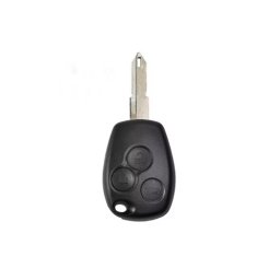Carcasa cheie telecomanda compatibila Renault Logan, 3 butoane, cu lamela (Cod 1108)