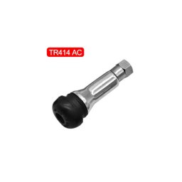 Set 5 capace si îmbracaminte valve auto cromate TR414, universale, 14 inch