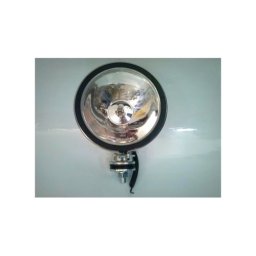 Proiector auto rotund cromat X03, 15,8 cm, pentru bec H3 12V/55W