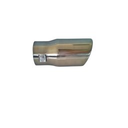 Ornament toba inox Premium 60 mm, iesire 65 mm, lungime 14,5 cm (cod 7656)