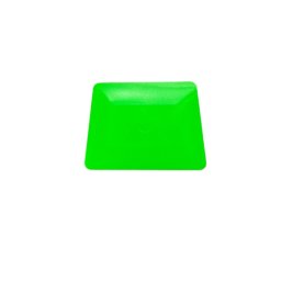 Racleta verde din plastic pentru montaj folie auto si geamuri, 10x7 cm (MR-61)