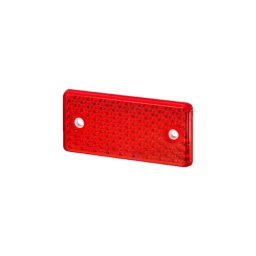 Set 4 reflectoare auto dreptunghiulare rosii 9x5 cm, universale (HX4)