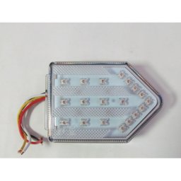 Lampa stop camion DF TRL001 LED 12V, sticla transparenta, omologata E-mark