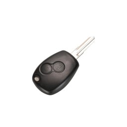 Carcasa telecomanda compatibila Dacia Logan tip vechi, 2 butoane, cu lamela (Cod 7016)